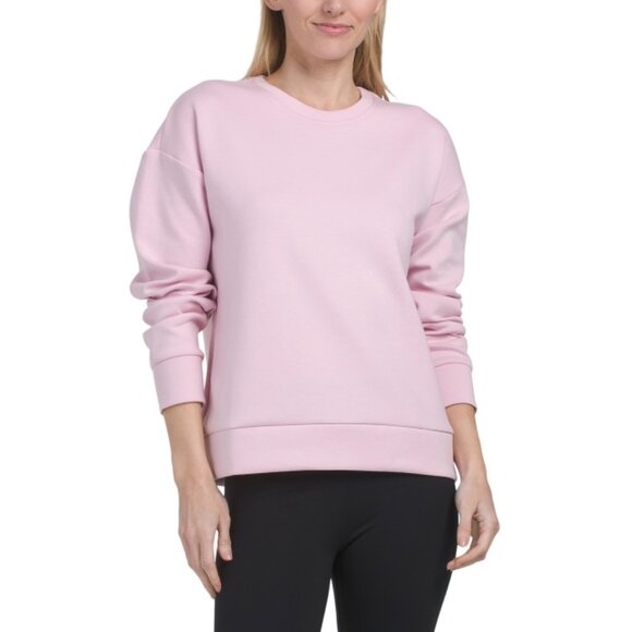 UNDER ARMOUR Prime Pink Unstoppable Fleece Crew Neck Sweatshirt - Picture 1 of 2